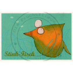 Stink-Fisch | Postkarte