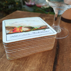 Regenerierende Fruchtfliege | Untersetzer aus Kork