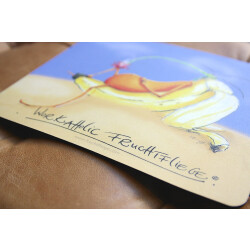 Mousepad Workaholic Fruchtfliege – witzig & Geschenkidee fürs Büro