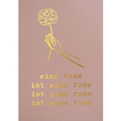Eine Rose | Postkarte von Anna Cosma