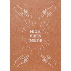 High vibes inside | Postkarte von Anna Cosma