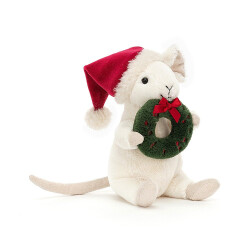 Weihnachtsmaus | Merry Mouse Wreath | Kuscheltier von...