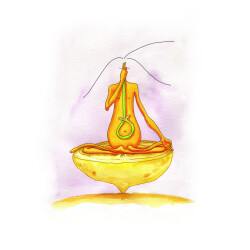 Yogi Fruchtfliege | Fine Art Print