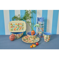 Happy Cars | Melamin Becher Medium | Rice