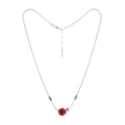 Damenkette mit rotem Mohn - Joli coquelicot von Taratata