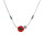 Damenkette mit rotem Mohn - Joli coquelicot von Taratata