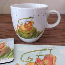 Opi-Fruchtfliege | Geschenkset mit Tasse