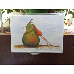 Anhängliche Fruchtfliege | A4-Kunstdruck