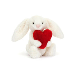Bashful Red Love Heart Bunny | Kuscheltier von Jellycat