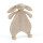 Jellycat Schnuffeltuch Bashful Beige Bunny Comforter - Hellbraunes Hasen Schmusetuch aus weichem, recycletem Plüsch Geschenkidee für Neugeborene