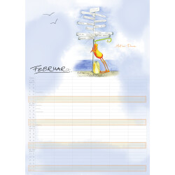 Im Jahr der Fliege 2027  Kalender A3 – witziger Familienplaner & Wandkalender mit der Fruchtfliege