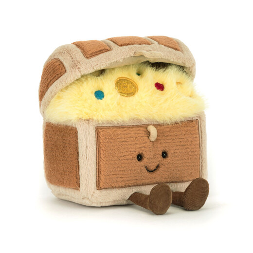 Jellycat Amuseables Treasure Chest – Kuschelige Schatzkiste Plüschtier