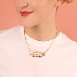 Taratata Horizon Kette - Maritimer Schmuck mit Leuchtturm & Segelboot