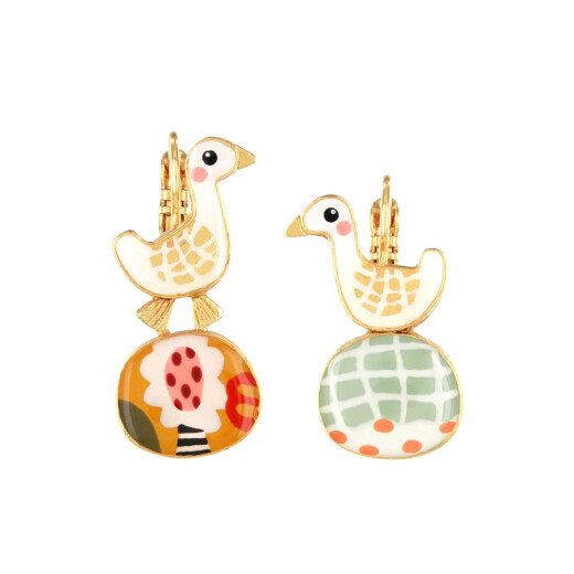 Taratata Plume Ohrhänger - verträumte Vögel