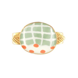 Taratata Plume Ring - Frühlingsteich