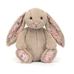 Jellycat Blossom Beige Bunny Petal - Kuschelhase mit Blumen-Ohren
