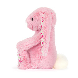 Jellycat Blushkin Blossom Luxe Bunny - Luxus Kuschelhase mit Rosen-Ohren