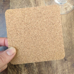 Manifestierendes Huhn | Untersetzer aus Kork