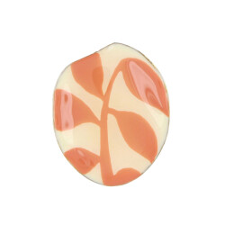 Taratata Kaly Ring mit floralem Muster in Orange