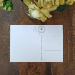 Postkarte mit Spruch - Du bist schön so wie du bist | Vorher-Nachher-Fruchtfliege