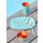 Retro Swimster | Melamin Teller Groß | Rice