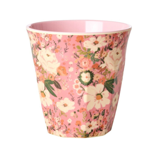 Allison Flower | Melamin Becher Medium | Rice