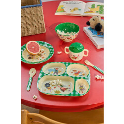 Rice - Kinderteller mit 4er-Einteilung  | Hero Grün...