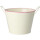 Rice Metallblumentopf Groß Creme mit rosa Rand – Pflanztopf & Aufbewahrung mit Griffen