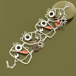 Taratata Armband Filipendule - Versilbertes Armband mit...