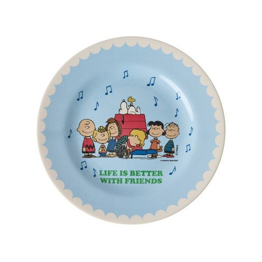 Rice Melamin Teller Snoopy – Peanuts Kollektion Hellblau  – Bruchsicher & Leicht