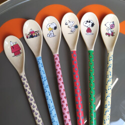 Rice Latte Löffel Snoopy Print - Lange Löffel...