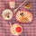 Darling Hearts - Dessertteller aus Melamin mit roten Herzen von Rice