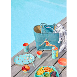 Rice - Rostfreier Stahl Thermosbecher Groß - Blau -...