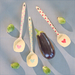 Favorite Hearts Mint | Melamin Kochlöffel | Rice -...