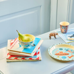 Dogs in Space | Melamin Schüssel | Klein | Rice -...