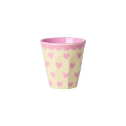 Favorite Hearts Pink | Melamin Espressobecher | Rice -...