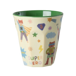 Hero Grün | Melamin Becher Medium | Rice -...