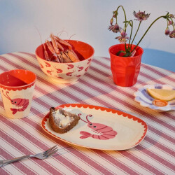 New Shrimp | Melamin Becher Medium | Rice