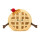 Jellycat Amuseables Rene Waffle - Süße Waffel als Kuscheltier