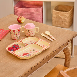 Fun Fair Pink | Melamin Becher Medium | Rice - Kinderbecher mit bunten jahrmarkt Motiven