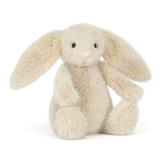 Jellycat Wheat Flufflet Bunny - Flauschiger Kuschelhase Helles Beige