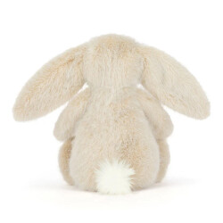 Jellycat Wheat Flufflet Bunny - Flauschiger Kuschelhase Helles Beige