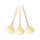 Favorite Hearts Pink | Melamin Suppenlöffel | Rice - Robuste Suppenkelle mit pinken Herzen auf creme Untergrund