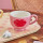 Kussmund Rot | Keramik Tasse | Mauve | Rice