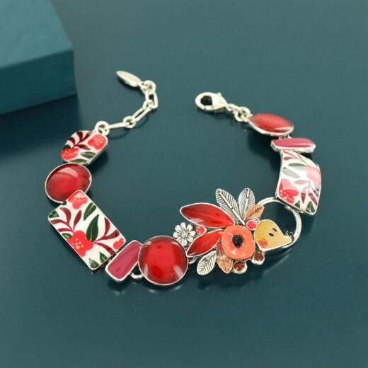 Taratata Mini Armband - süßes Igel Armband in Rot