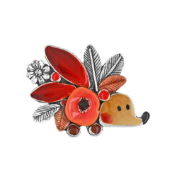 Taratata Mini Ring - süßer Igel Ring in Rot