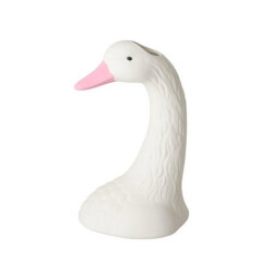 Rice Keramik Vase Schwan - Weiße Schwanenvase...