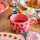 Hand Painted Love | Keramik Cappuccino Tasse | Pink | Rice