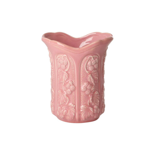 Rusty Beauty | Keramik Vase mit Vintage Beerenmotiv | Rice