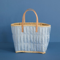 Rice Tasche aus Raffia - Mittelgroße Tragetasche in...